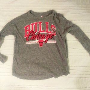 [ NBA chicago bulls long sleeve shirt ]